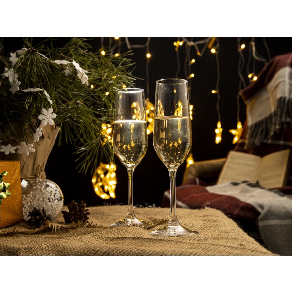 Фото - Набір келихів Bormioli Rocco Riserva Champagne 6x205 мл (126281GRC021990)