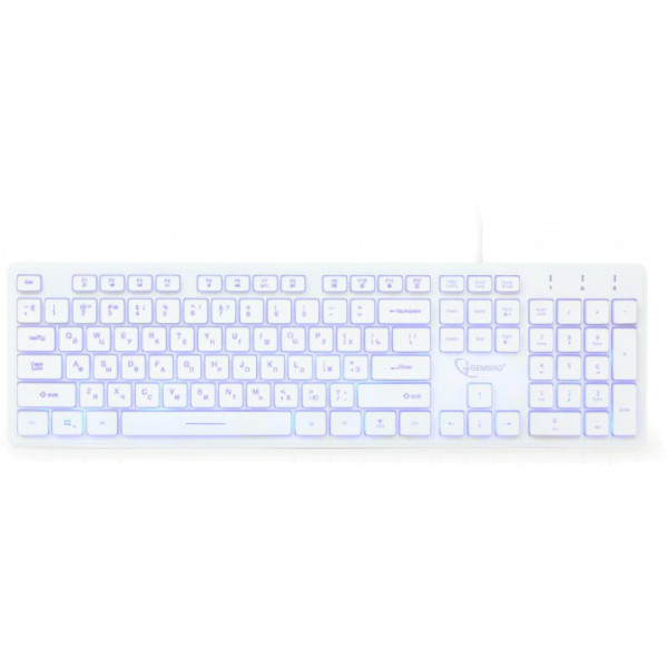 Фото - Клавіатура дротова Gembird KB-UML3-01-W-UA White USB Фото - Клавіатура дротова Gembird KB-UML3-01-W-UA White USB