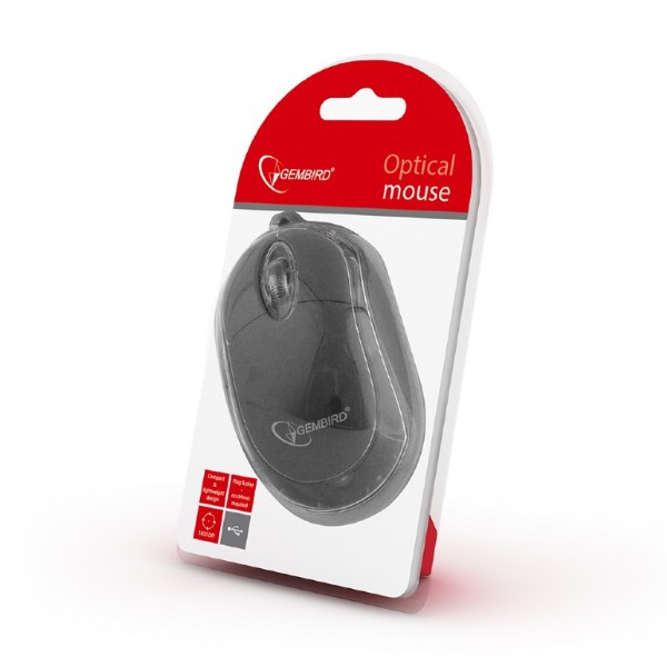Фото - Миша дротова Gembird MUS-U-01-BKT Black USB