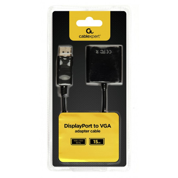 Фото - Переходник Cablexpert DisplayPort - VGA (AB-DPM-VGAF-02)