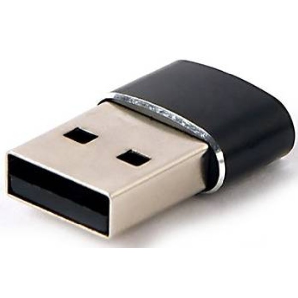 Фото - Перехідник Cablexpert USB 2.0 type A - USB type-C Black (A-USB2-AMCF-02)