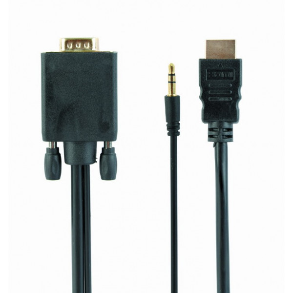 Фото -  Cablexpert HDMI - VGA 1.8m (A-HDMI-VGA-03-6)