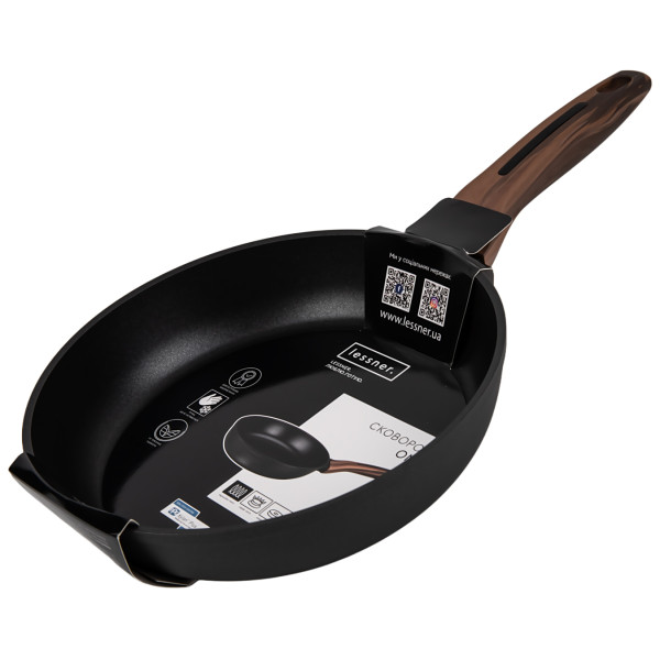 Фото - Сковорода универсальная Lessner Onix XYLAN PLUS 24 см (88386-24)