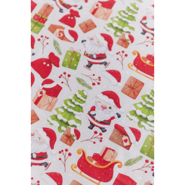 Фото - Серветка для сервірування Прованс Санта на білом 40х40 см (035752)