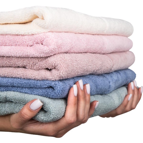 Фото - Рушник для рук GM Textile махровий срібний Міладо 40x70