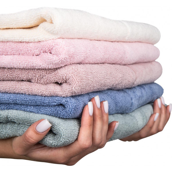 Фото - Рушник для обличчя GM Textile махровий кремовий Міладо 50x90
