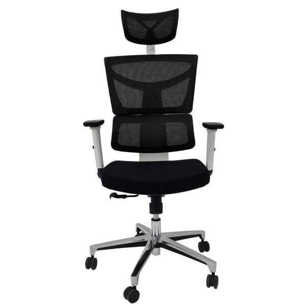 Фото - Кресло офисное Barsky ECO White/Black slider (G-11)
