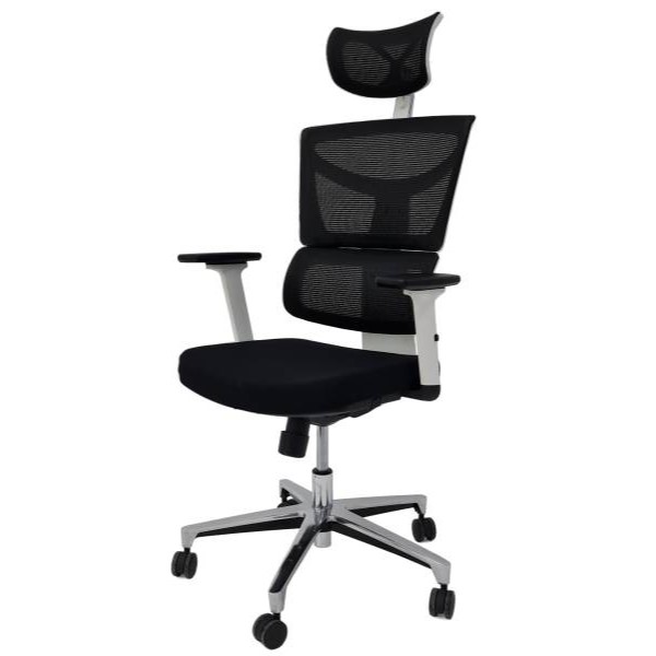 Фото - Кресло офисное Barsky ECO White/Black slider (G-11)