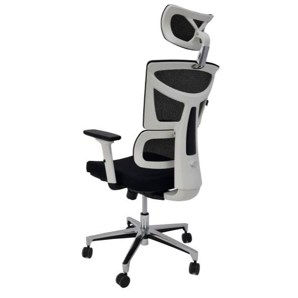 Фото - Кресло офисное Barsky ECO White/Black slider (G-11)