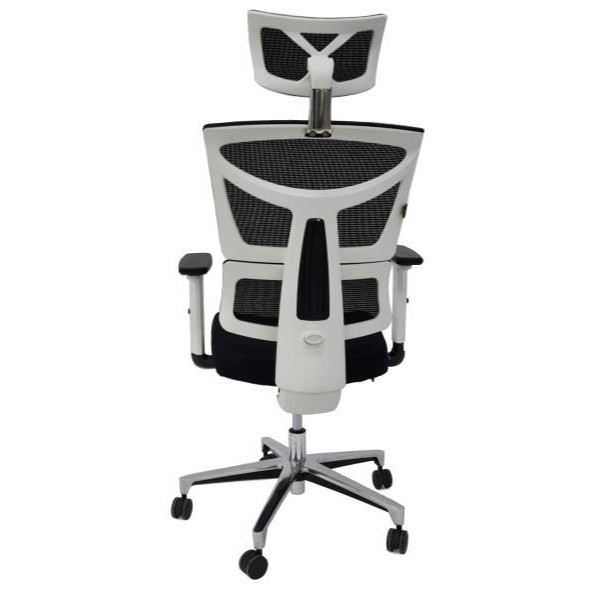 Фото - Кресло офисное Barsky ECO White/Black slider (G-11)