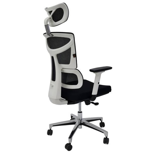 Фото - Кресло офисное Barsky ECO White/Black slider (G-11)
