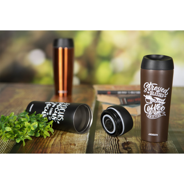 Фото - Термокружка Ardesto Coffee time Cup, 450 мл (AR2645DBB)