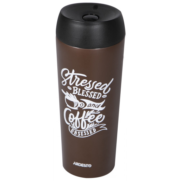 Фото - Термокружка Ardesto Coffee time Cup, 450 мл (AR2645DBB)