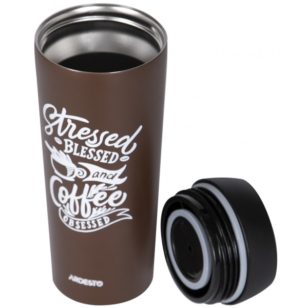 Фото - Термокружка Ardesto Coffee time Cup, 450 мл (AR2645DBB)