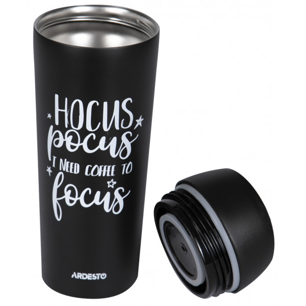 Фото - Термокружка Ardesto Coffee time Hocus, 450 мл (AR2645DMB)