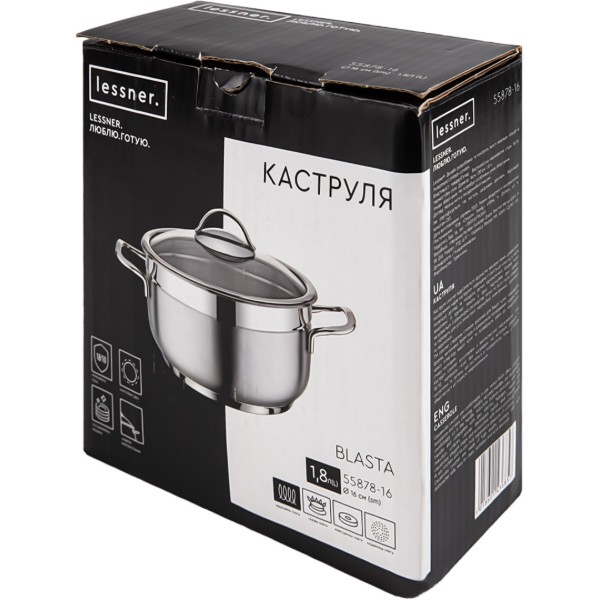 Фото - Кастрюля Lessner Blasta 1,8 л (55878-16)