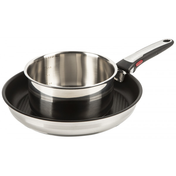 Фото - Набір посуду зі знімною ручкою Tefal L9569232 Ingenio Jamie Oliver 3 пр