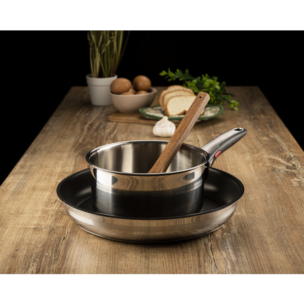 Фото - Набір посуду зі знімною ручкою Tefal L9569232 Ingenio Jamie Oliver 3 пр