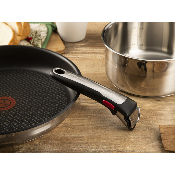Фото - Набір посуду зі знімною ручкою Tefal L9569232 Ingenio Jamie Oliver 3 пр
