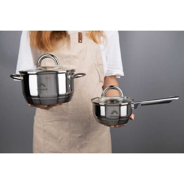 Фото - Ківш Vincent 14 см 1.15 л (VC-3167-14)