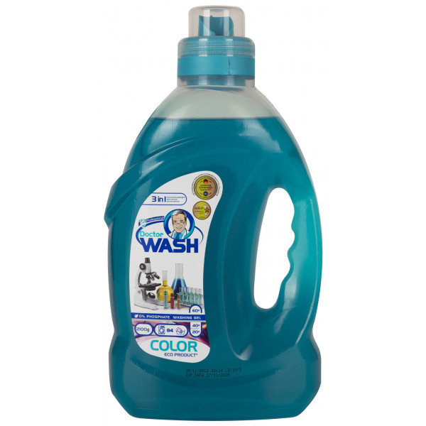 Фото - Гель для стирки DOCTOR WASH для цветного белья 2100 г, 80 циклов