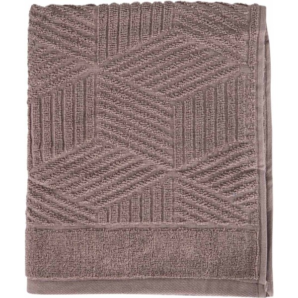 Фото - Рушник для обличчя GM Textile Уельс шоколадний махровий 50х90