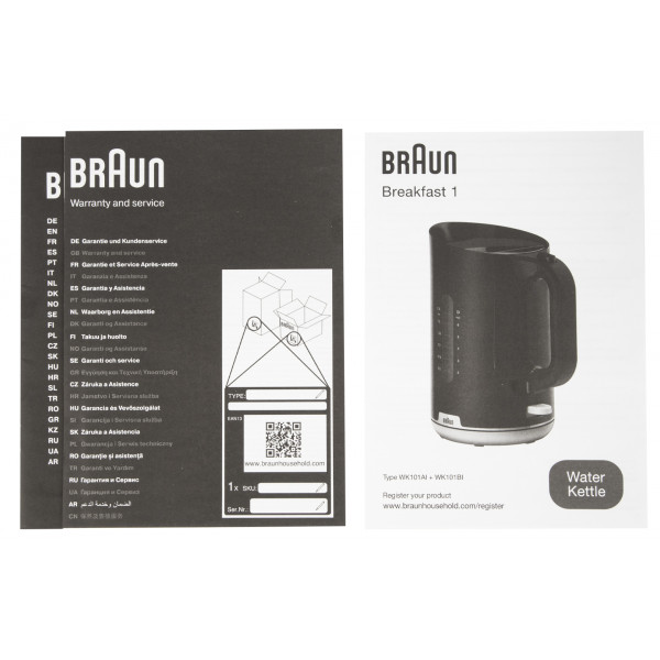 Фото - Электрический чайник Braun WK1100BK