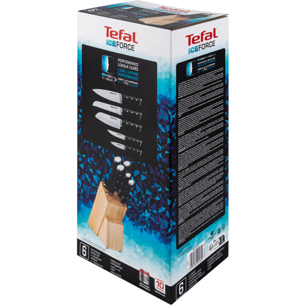 Фото - Набір ножів Tefal K232S574 Ice Force 6 пр