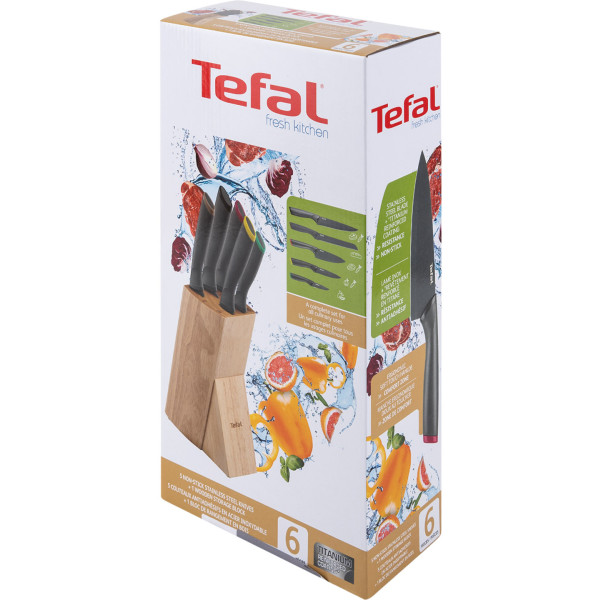 Фото - Набор ножей Tefal K122S504 Fresh Kitchen 6 пр