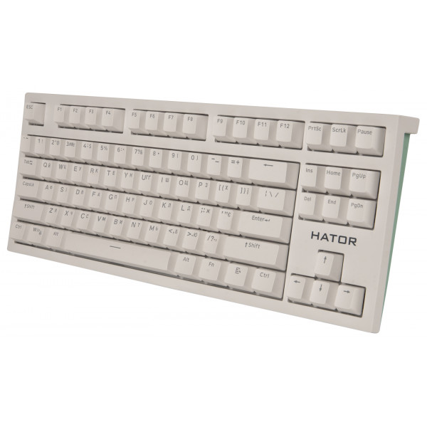 Фото - Клавіатура дротова ігрова Hator Skyfall TKL PRO ENG/UKR/RUS (HTK-656) White