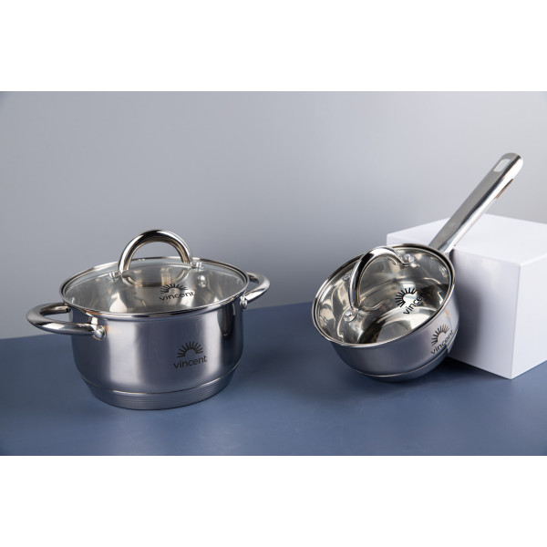 Фото - Ківш Vincent 14 см 1.15 л (VC-3167-14)