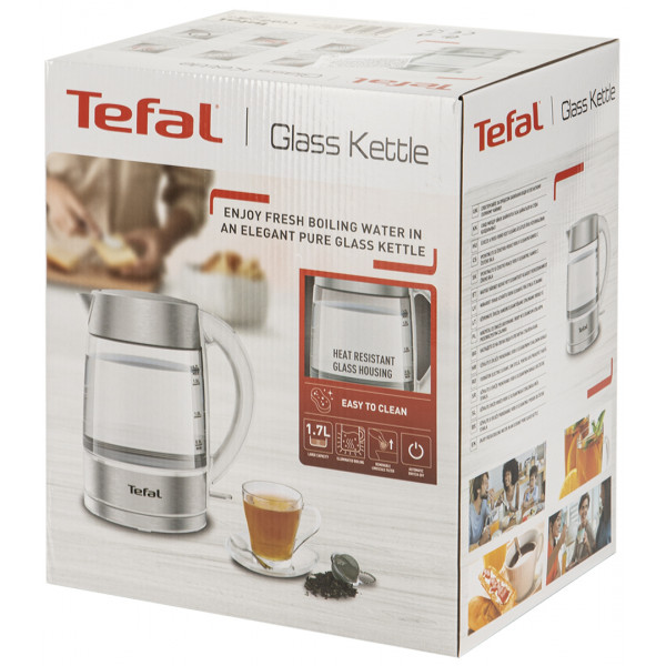 Фото - Електричний чайник Tefal Glass kettle KI772138