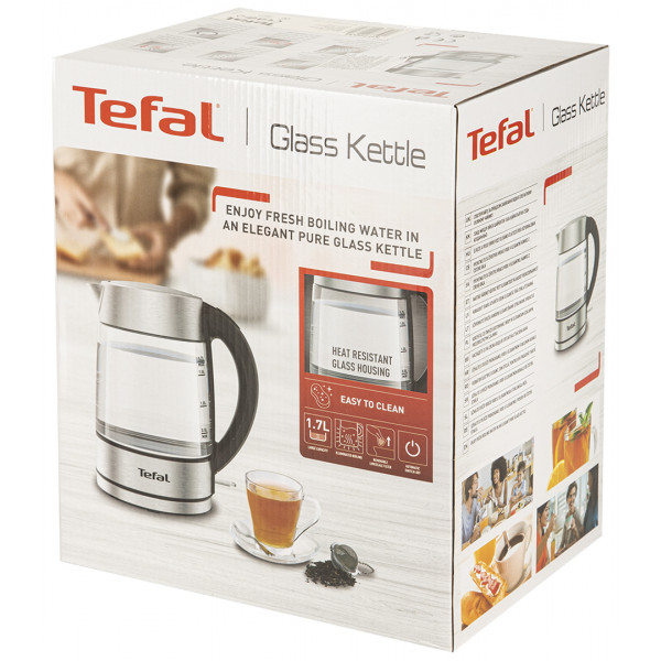 Фото - Электрический чайник Tefal Glass kettle KI772D38
