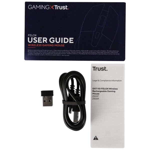 Фото - Миша бездротова ігрова Trust GXT 110 FELOX WL White (25069)
