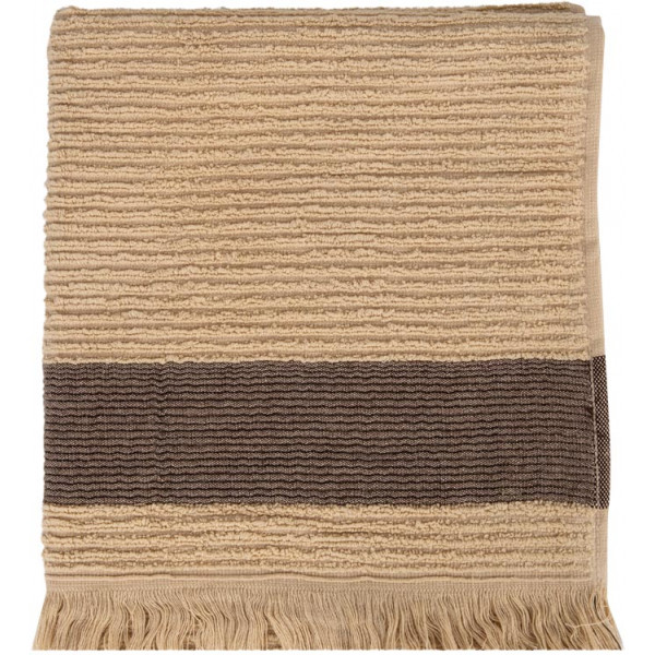 Фото - Рушник для обличчя GM Textile махровий бежевий Осло 50x90
