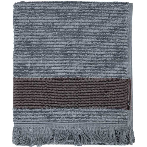 Фото - Рушник для обличчя GM Textile махровий сірий Осло 50x90