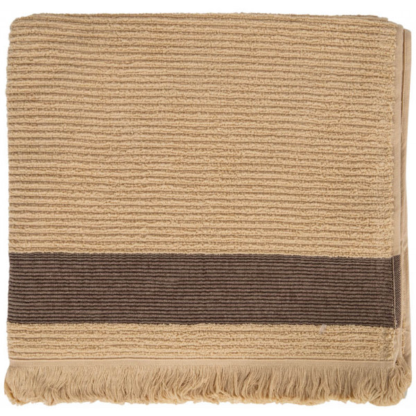 Фото - Рушник банний GM Textile махровий бежевий Осло 70x140