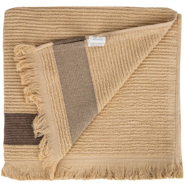 Фото - Рушник банний GM Textile махровий бежевий Осло 70x140