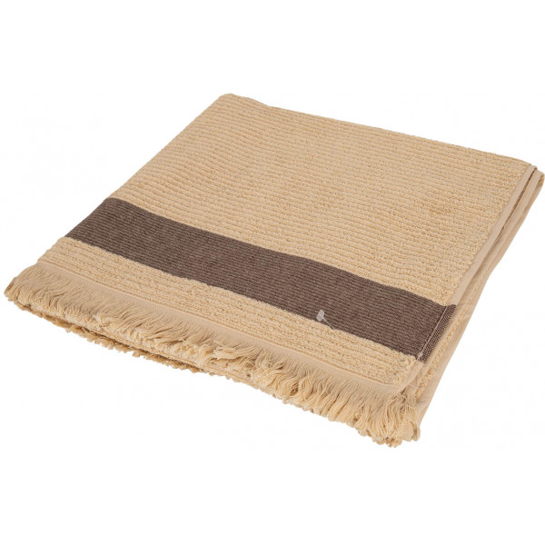 Фото - Рушник банний GM Textile махровий бежевий Осло 70x140