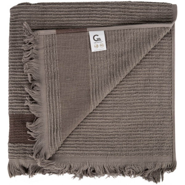 Фото - Рушник банний GM Textile махровий коричневий Осло 70x140