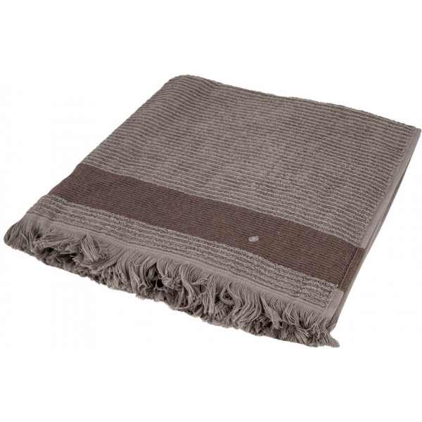 Фото - Рушник банний GM Textile махровий коричневий Осло 70x140
