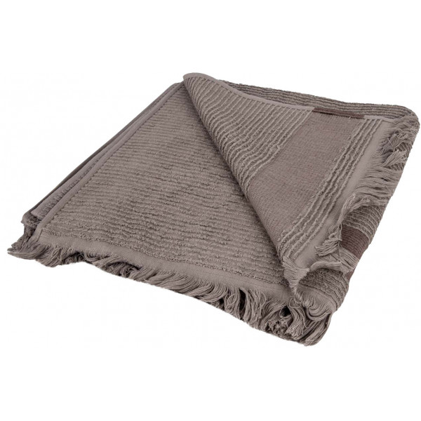 Фото - Рушник банний GM Textile махровий коричневий Осло 70x140
