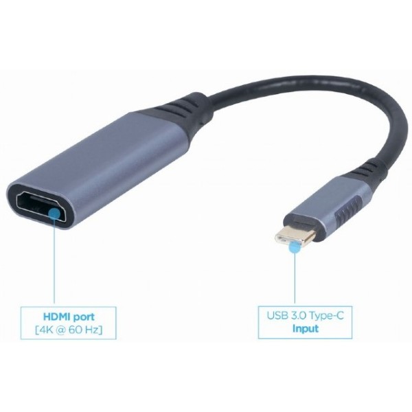 Фото - Перехідник Cablexpert USB-C на HDMI (A-USB3C-HDMI-01)