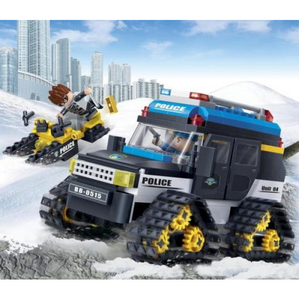 Фото - Пластиковий конструктор Banbao
"Поліція" (315 Ел.) Снігохід (7007)