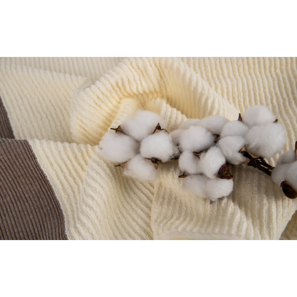 Фото - Рушник для обличчя GM Textile махровий ваніль Осло 50x90
