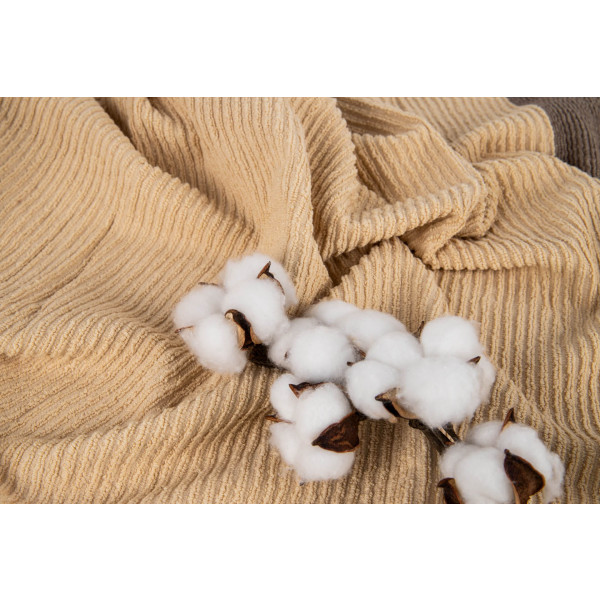 Фото - Рушник для обличчя GM Textile махровий бежевий Осло 50x90