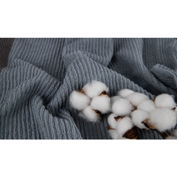 Фото - Рушник для обличчя GM Textile махровий сірий Осло 50x90