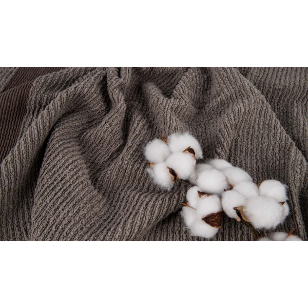 Фото - Рушник для обличчя GM Textile махровий коричневий Осло 50x90