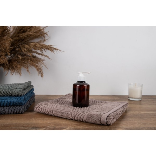 Фото - Рушник для обличчя GM Textile Уельс шоколадний махровий 50х90