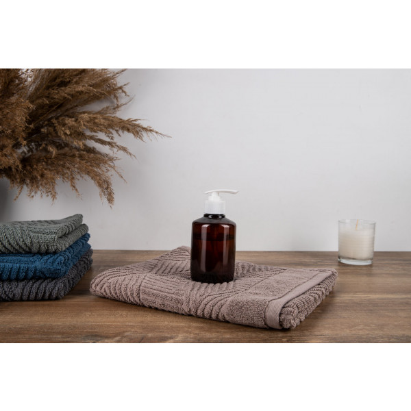 Фото - Рушник банний GM Textile Уельс шоколадний махровий 70х140